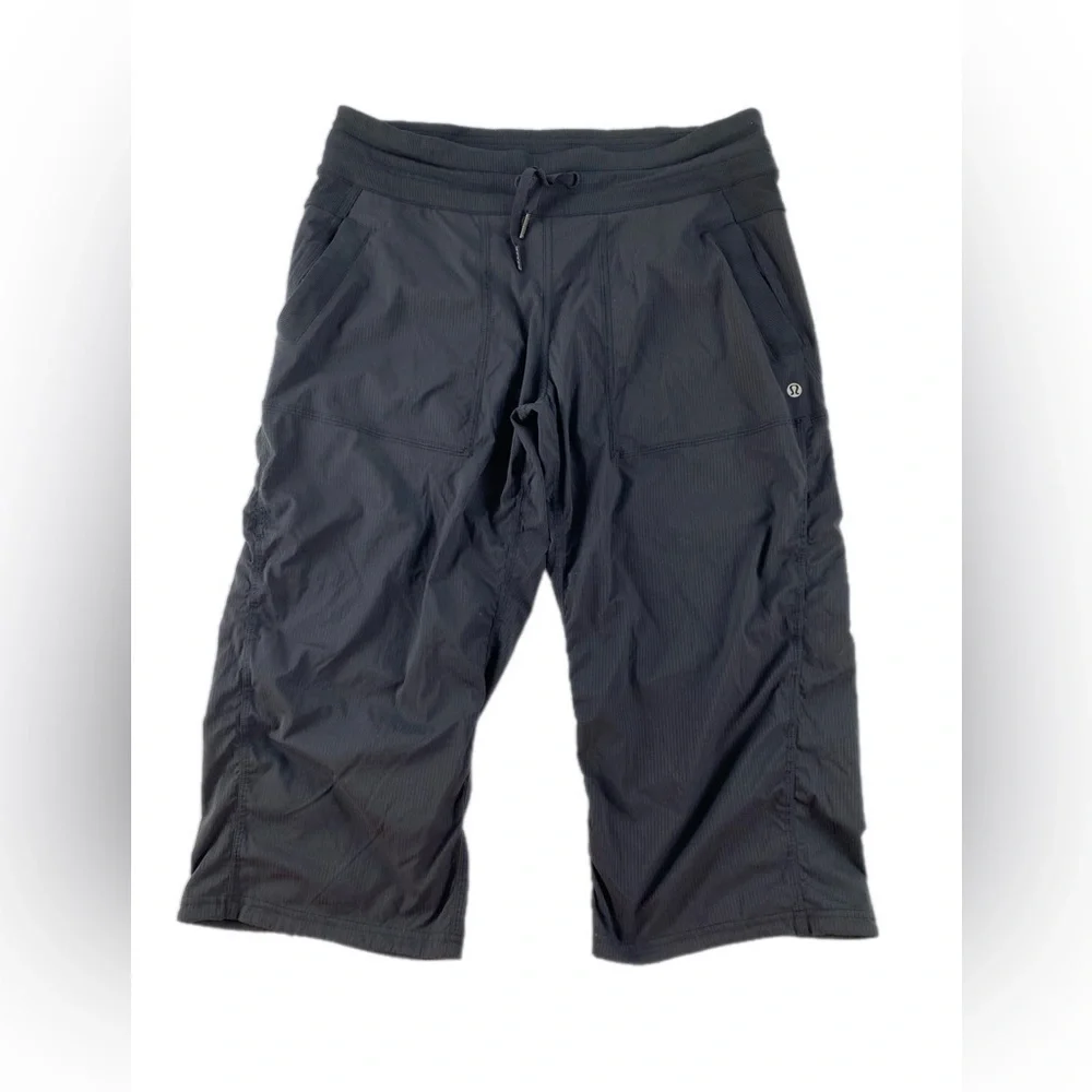 Lululemon Studio Crop size 10 Black - Picture 6 of 16
